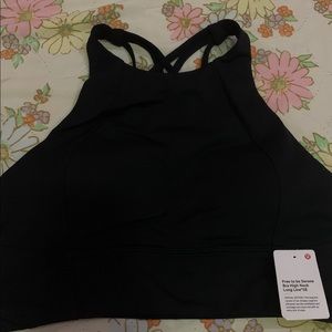 SOLD NWT Free to be Serene Highneck Longline bra